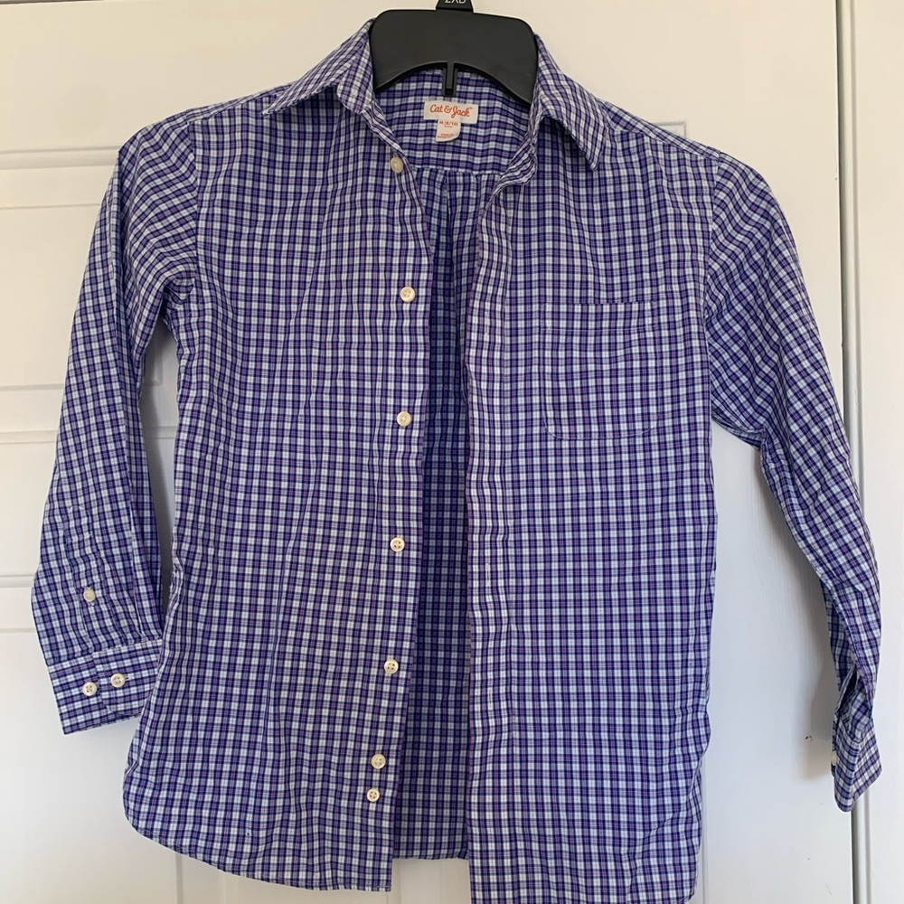 Boys Cat & Jack Long-sleeve Button-up